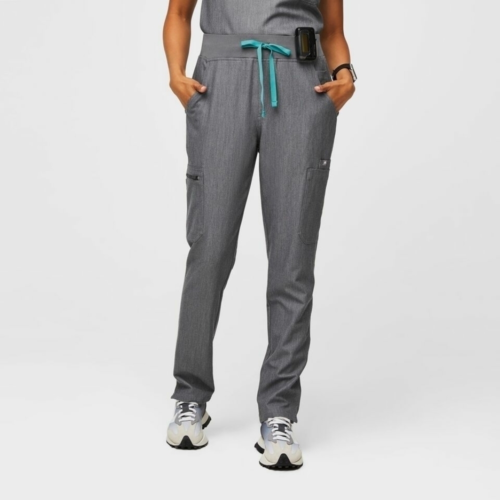 🌻FIGS High Waisted Yola™ Skinny Scrub Pants, Graphite, Size XXS